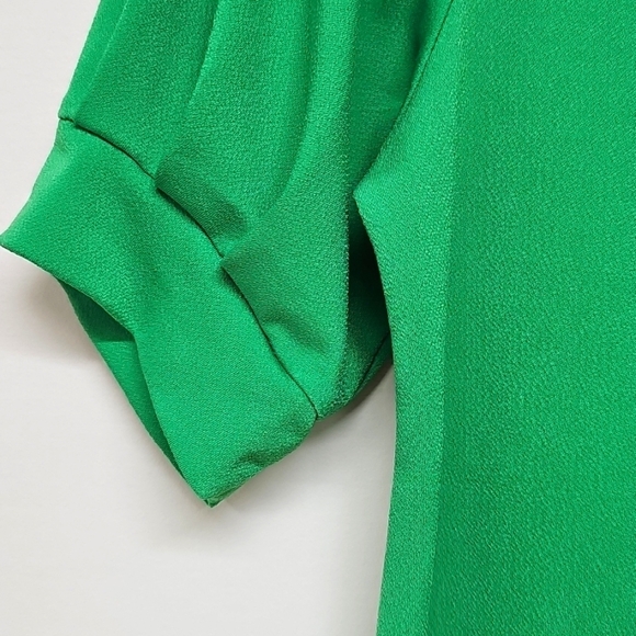 CATO Green Women's Top, Short Sleeve, Scoop Neck, Jersey Knit. XS - Picture 3 of 9